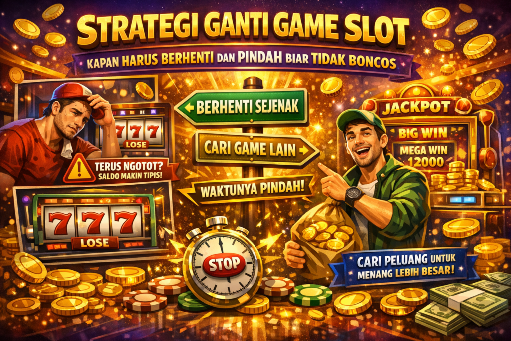 📝 Strategi Ganti Game Slot: Kapan Harus Berhenti dan Pindah Biar Tidak Boncos