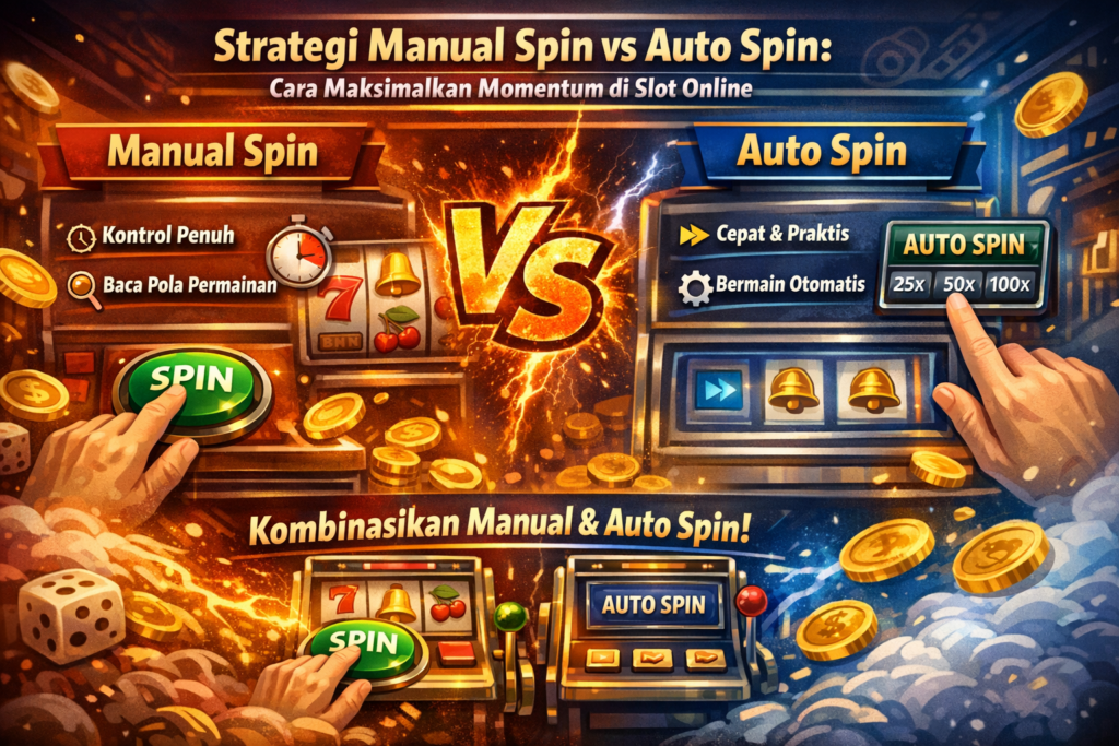 📝 Strategi Manual Spin vs Auto Spin: Cara Maksimalkan Momentum di Slot Online