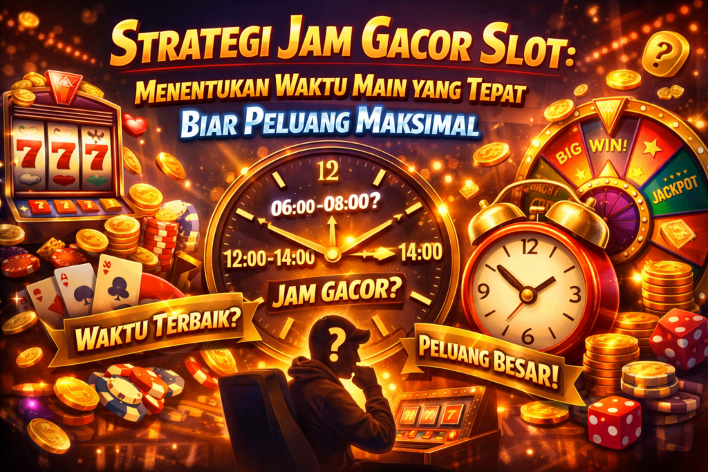 📝 Strategi Jam Gacor Slot: Menentukan Waktu Main yang Tepat Biar Peluang Maksimal