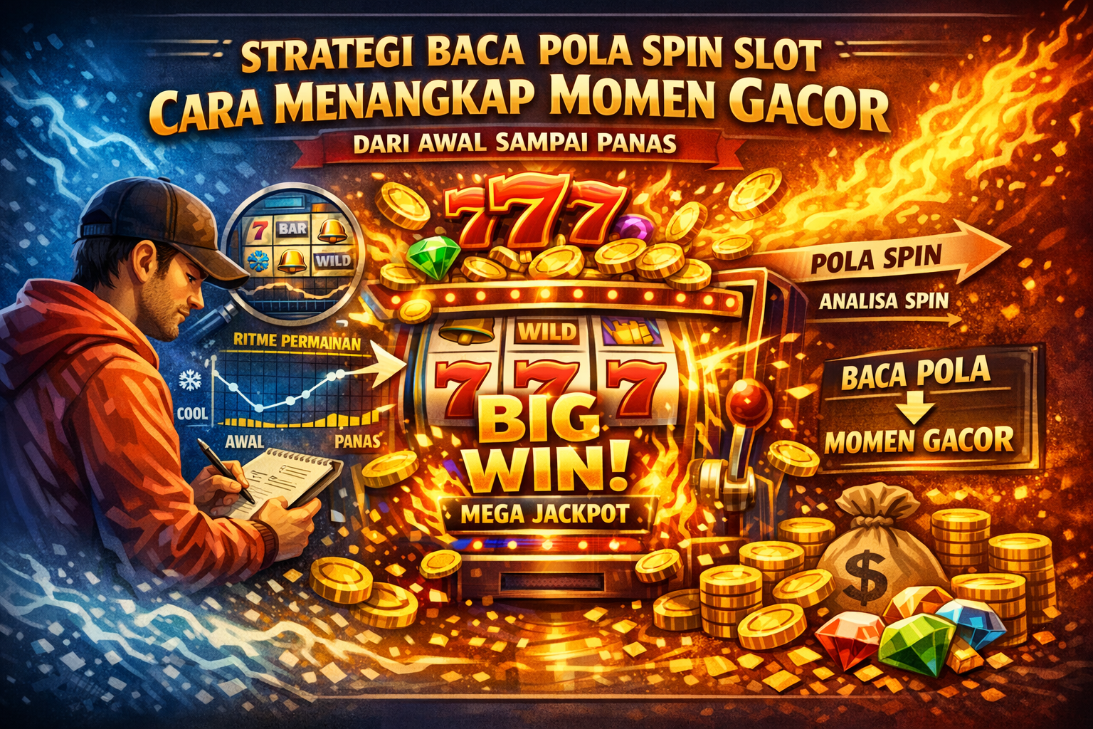 π Strategi Baca Pola Spin Slot: Cara Menangkap Momen Gacor dari Awal Sampai Panas